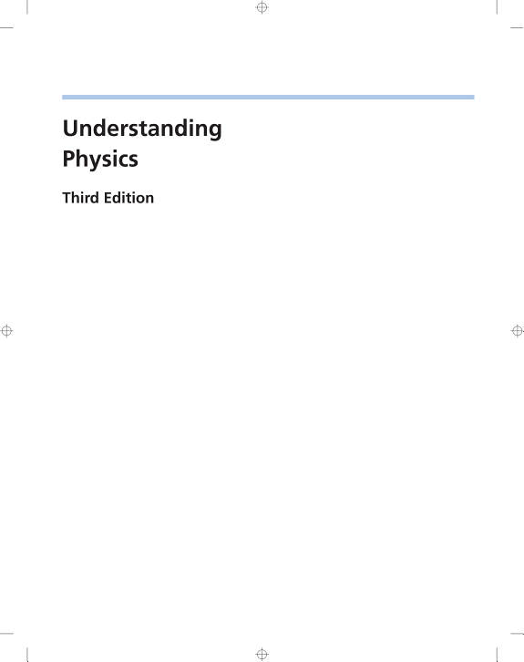Cover Understanding Physics