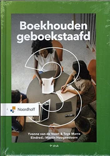 Cover Boekhouden geboekstaafd 3 Tekstboek